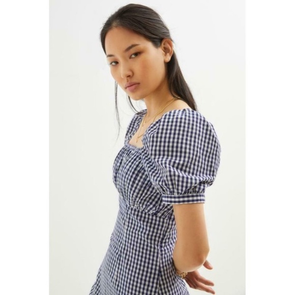 Anthropologie Dresses & Skirts - 🌿|NWT| Anthropologie Gathered Puff-Sleeve Mini Dress